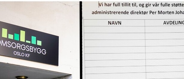 Bedt om å skrive under her for å støtte sjefen